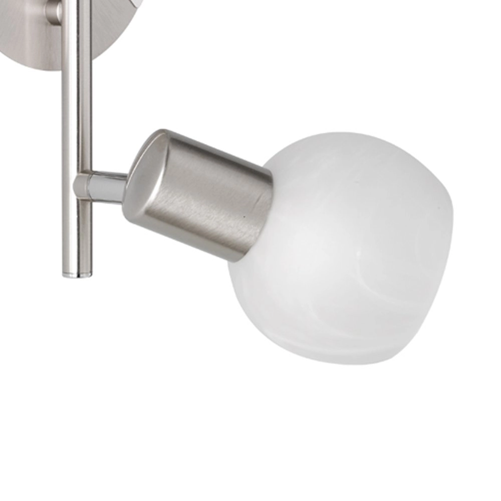 Ceiling spot Antibes 2-light nickel matt Trio 4017807353587
