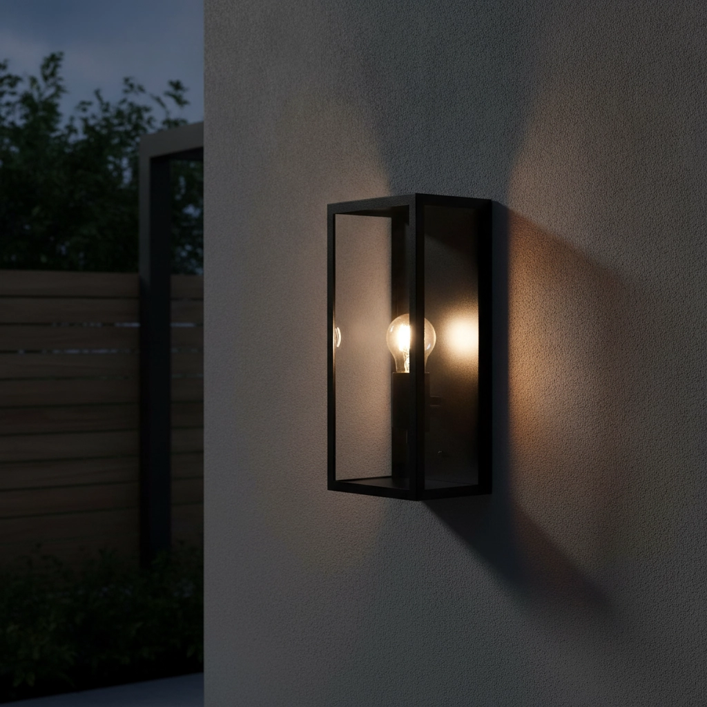 Sleek outdoor lamp Rowin 35cm