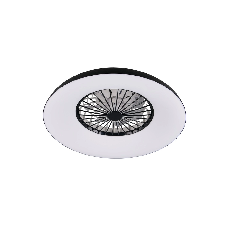 Design fan Svaerholt black Ø 60cm with RGB function Trio 4017807688795