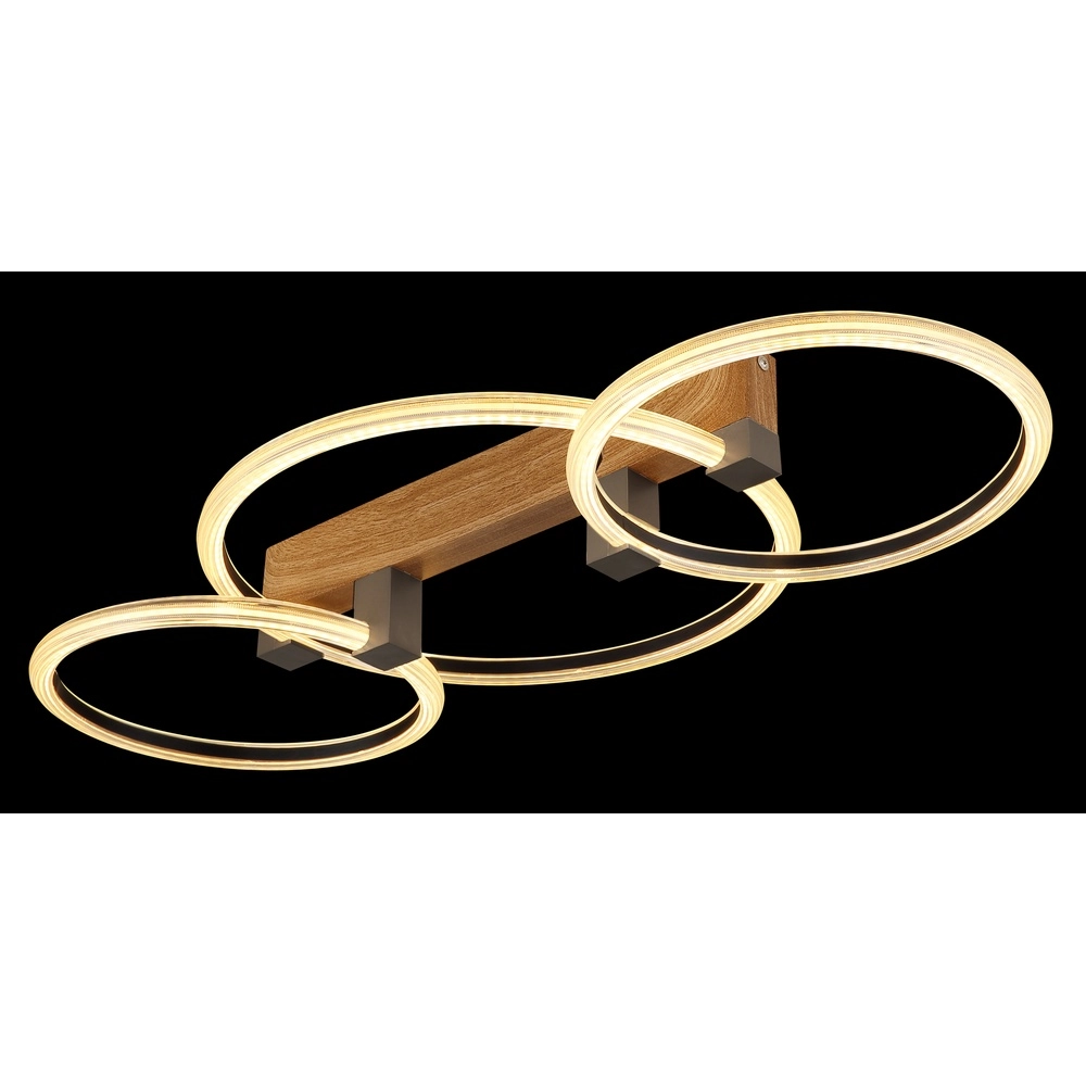 Wooden ceiling lamp Fletcher Design Globo 9007371580293