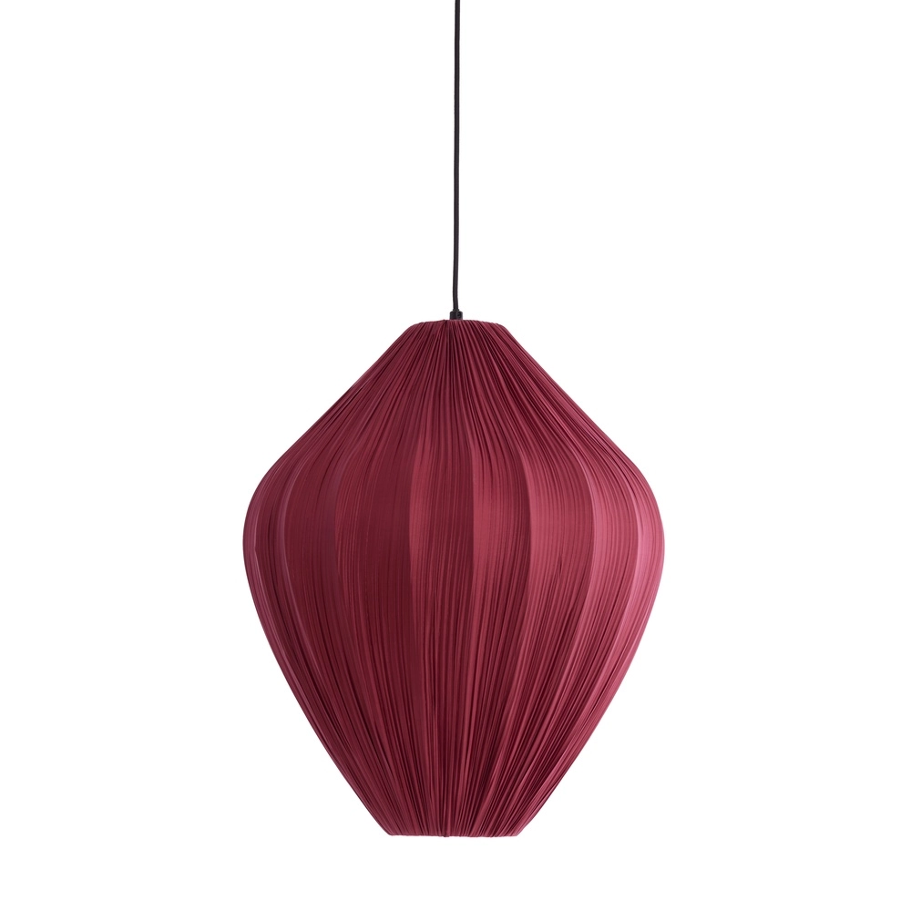 Pendant lamp Verita Ø 47cm - burgundy shade