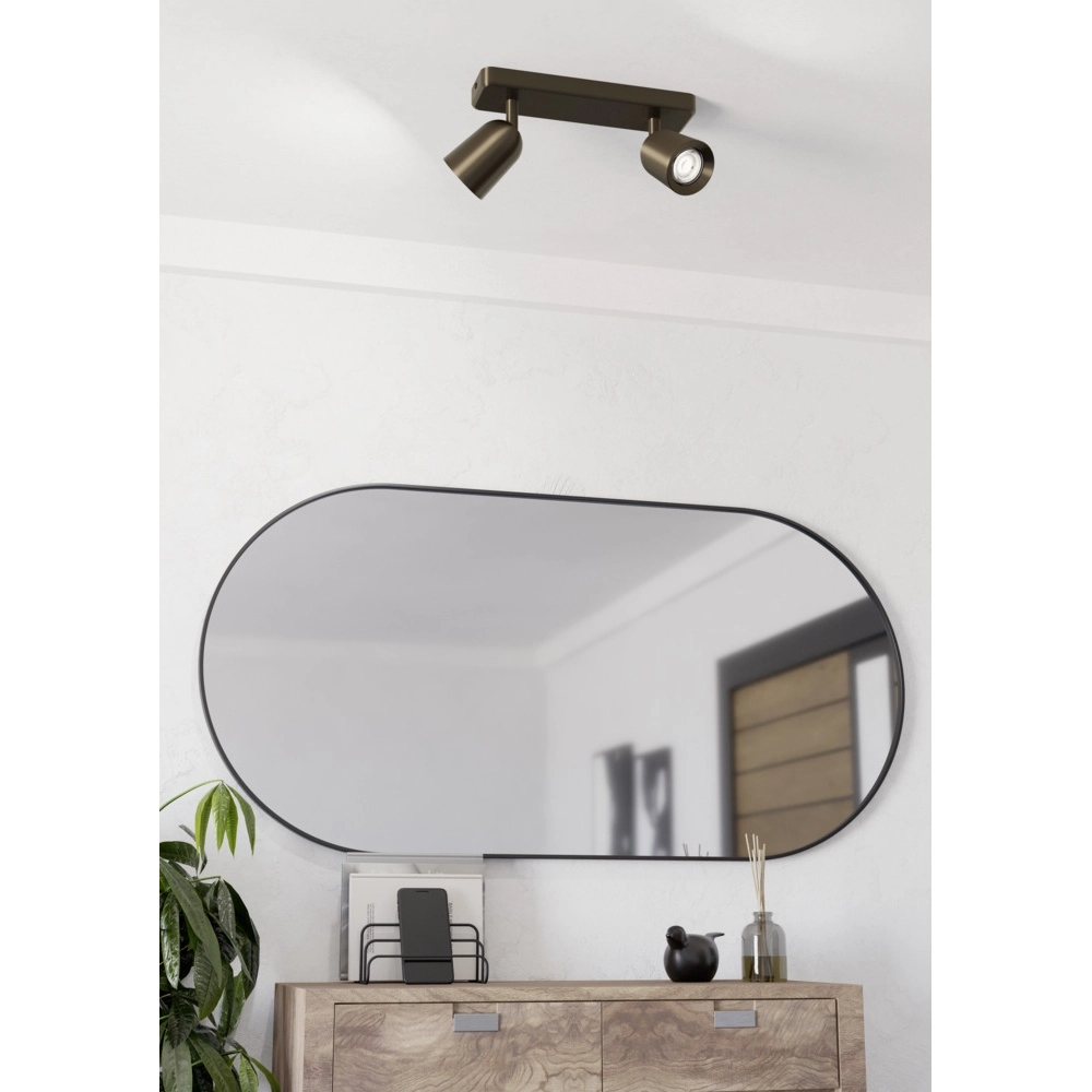 Surface-mounted spot Camaldoli 2-light bronze Eglo 9008606360413