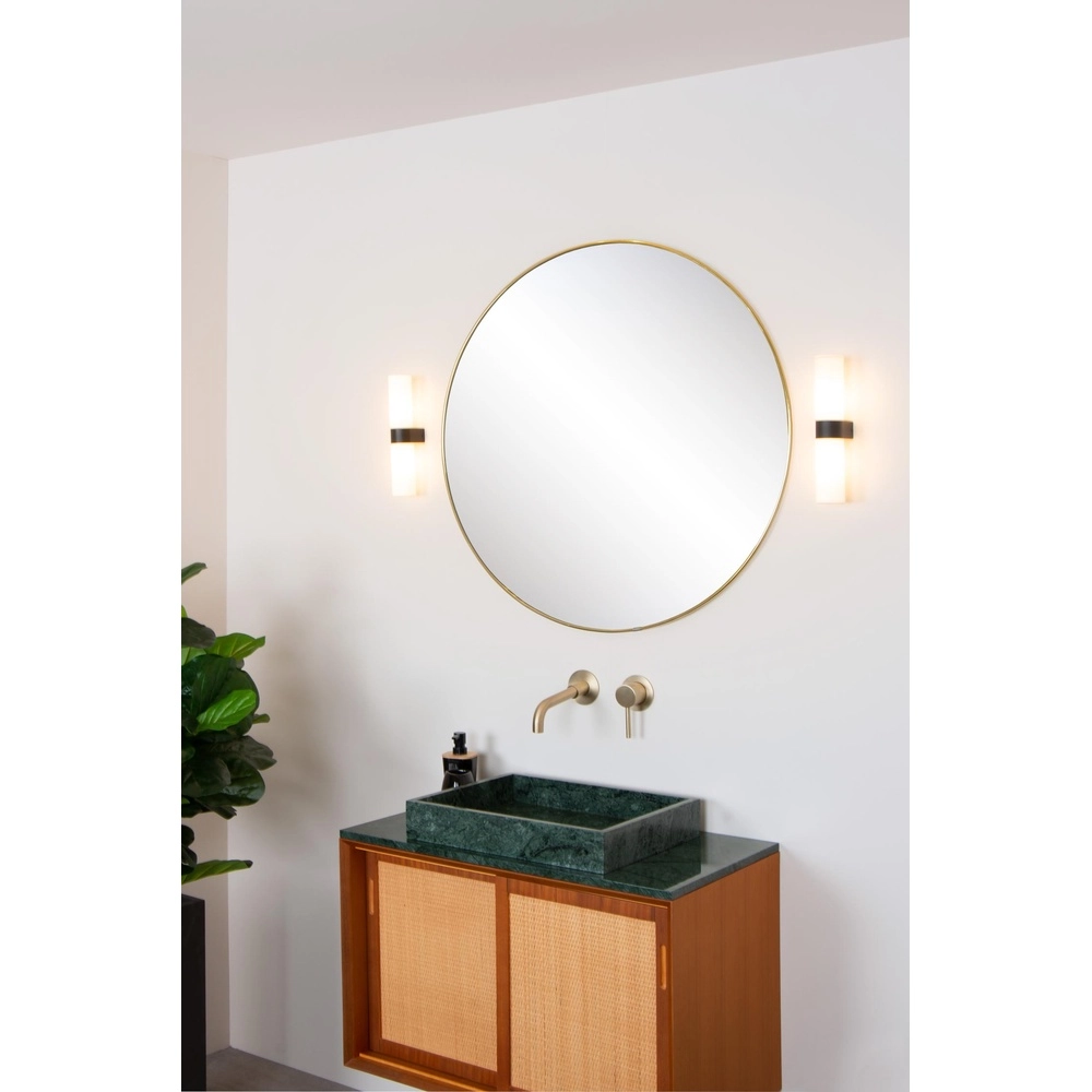 Design wall lamp Jesse double IP44 suitable for bathroom Lucide 5411212040411