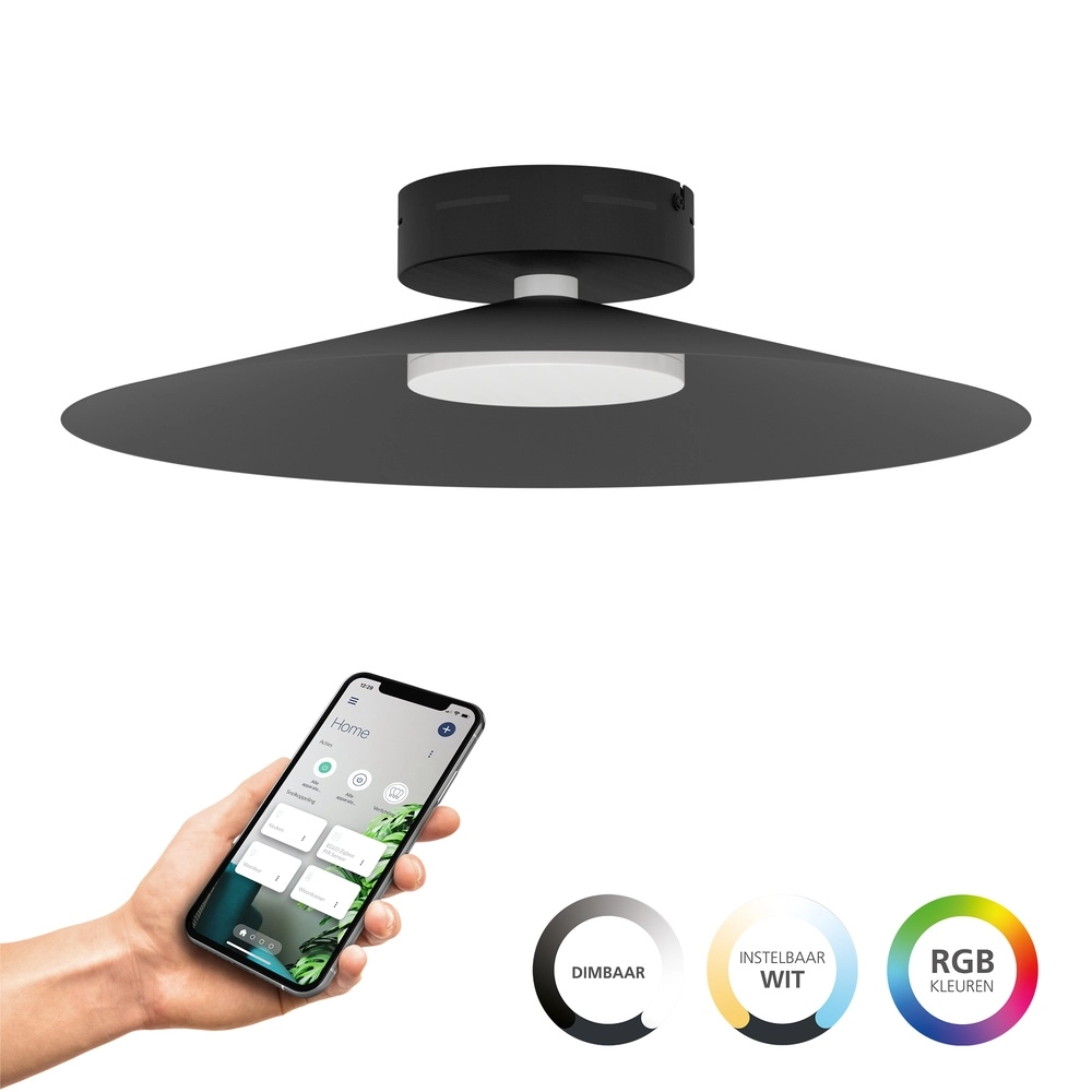 Design ceiling lamp Conomavilla-Z Smart Black