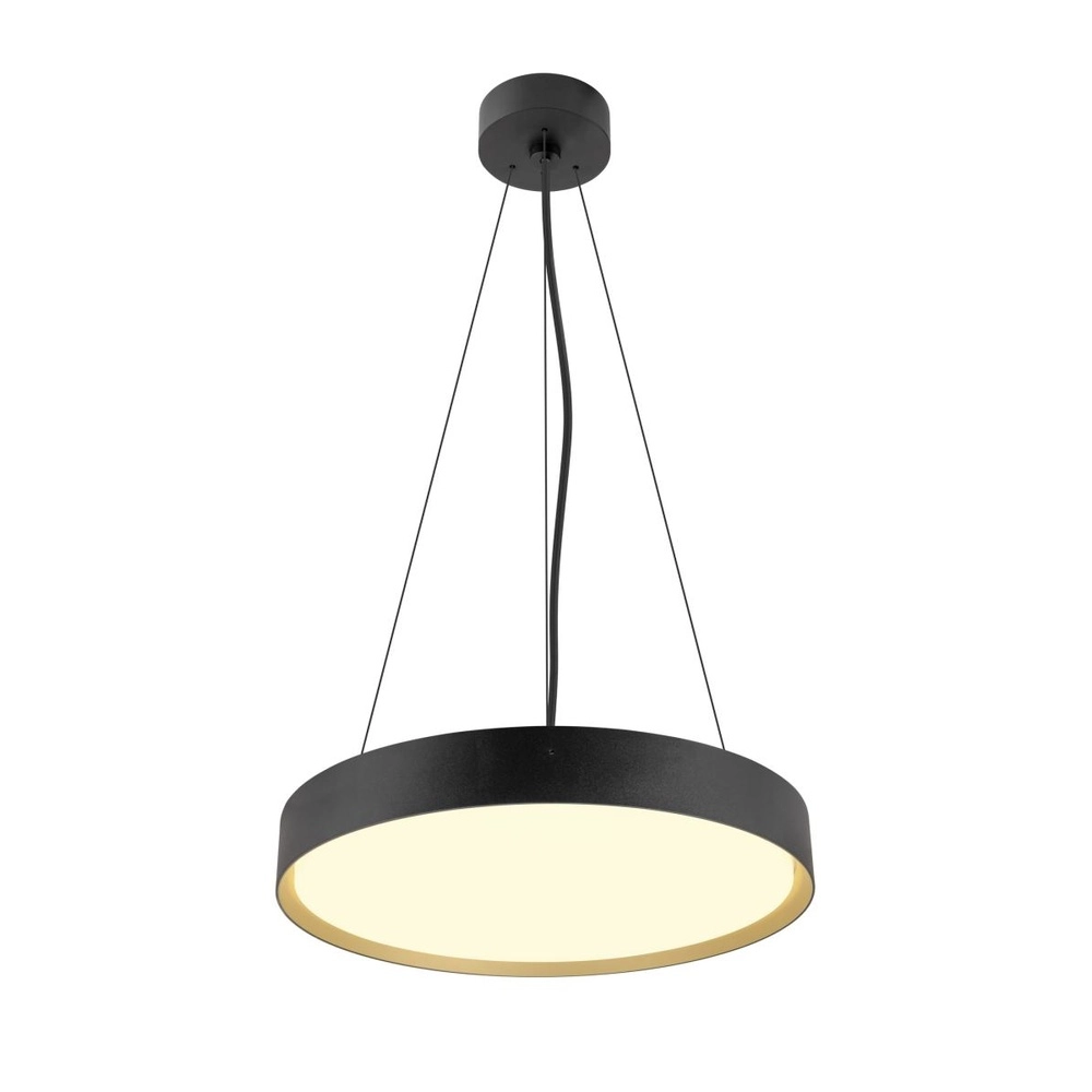 Ceiling lamp Decona Ø 42cm black with gold - 3000K/4000K SLV 4024163302920