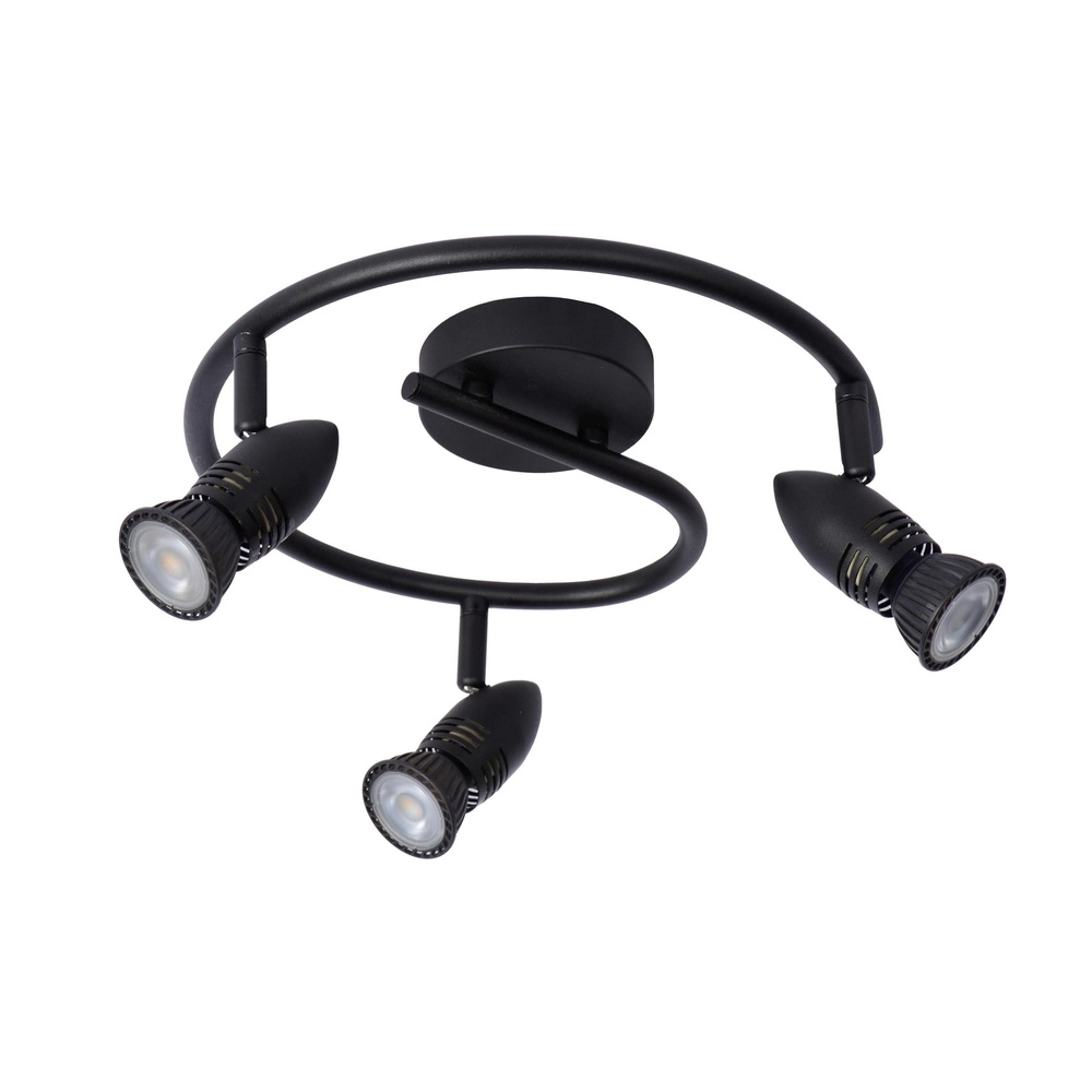 Ceiling spotlight Caro 3-light black