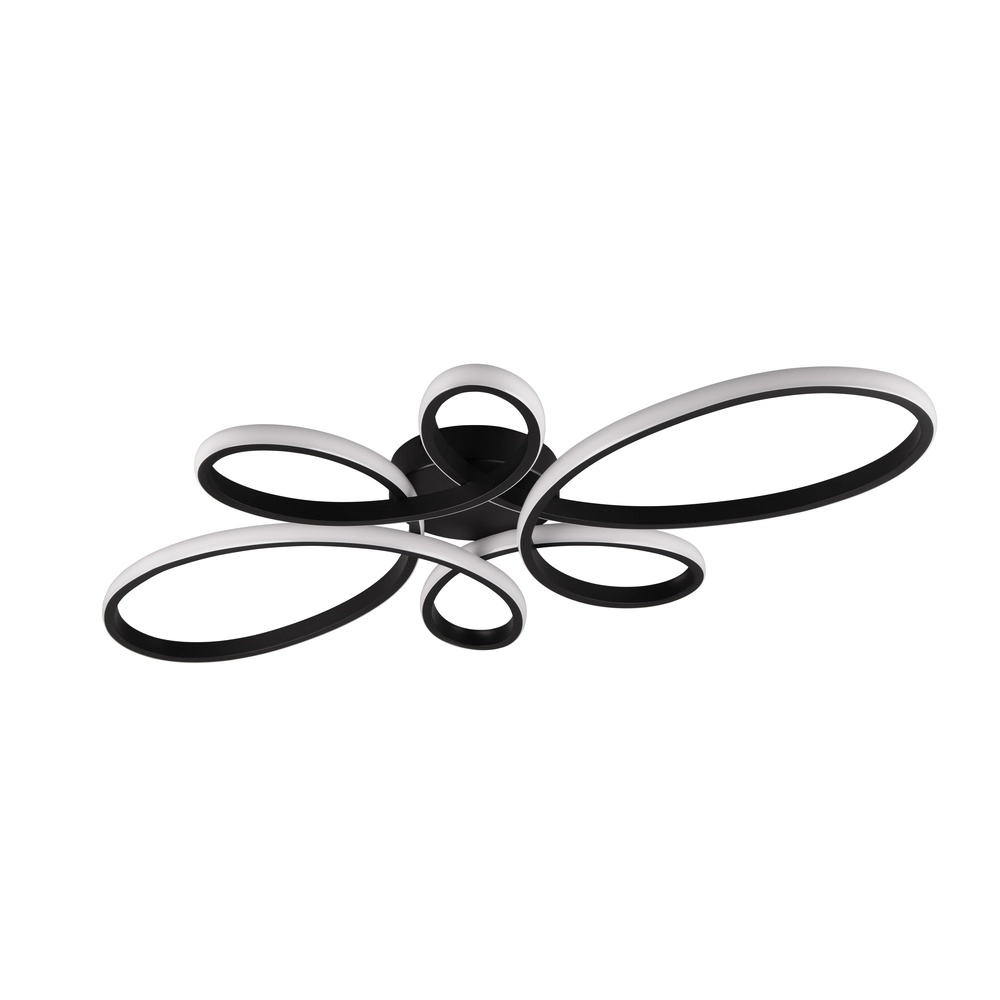 Design ceiling lamp Fly black Trio 4017807600865