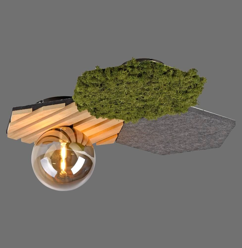 Ceiling lamp Green Hex nature Just Light 4043689004255