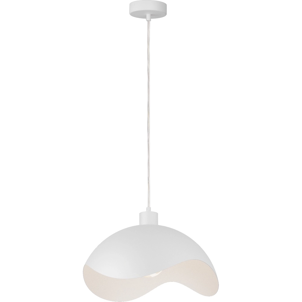 Design pendant lamp Volta Ø40cm - wavy - white