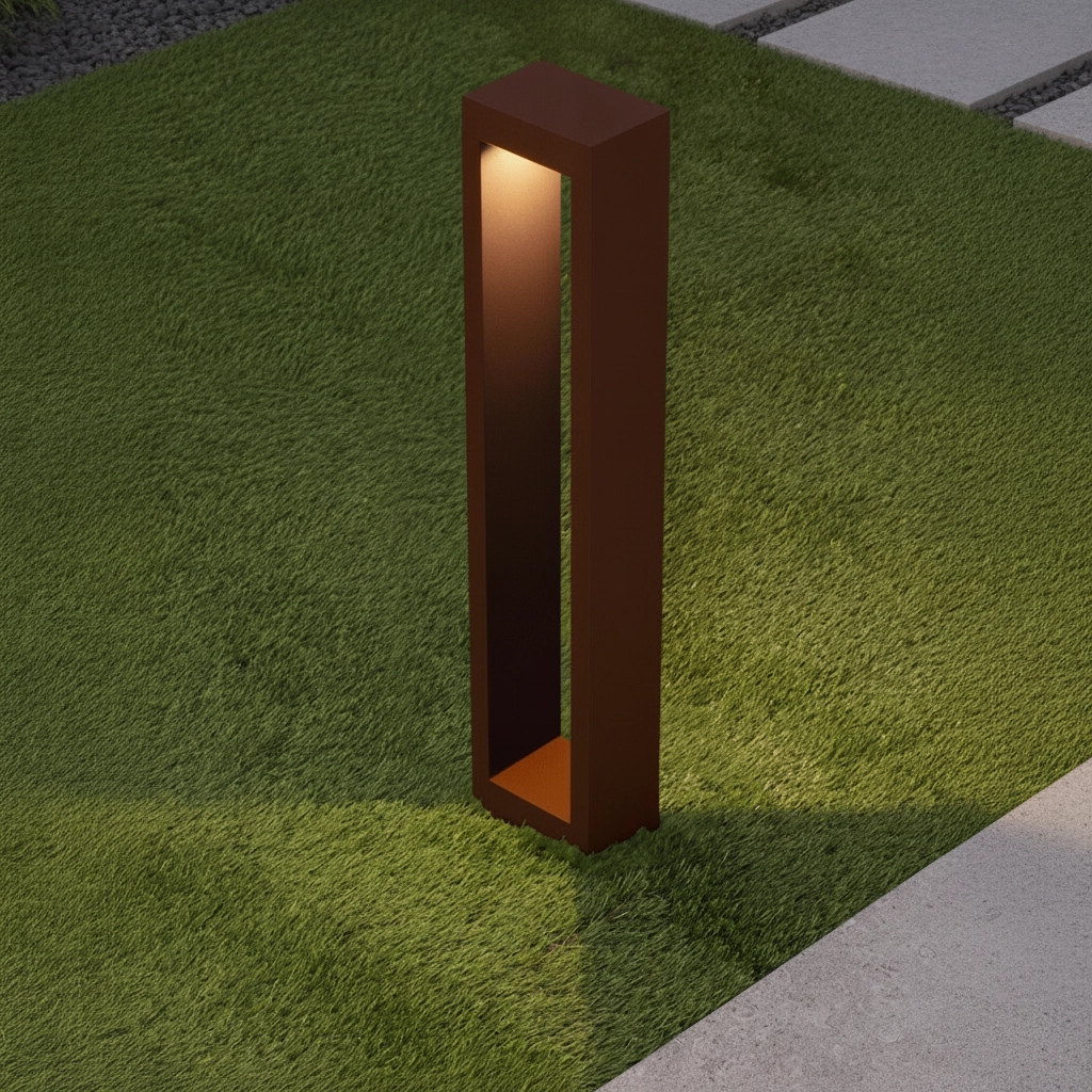 Rusty brown garden lamp Dolix 60cm - 2700K