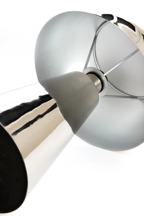 Design table lamp Surrina silver grey Ø 31cm Light & Living 8717807743550