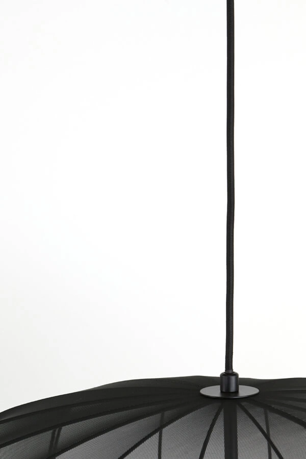 Bohemian pendant lamp Plumeria black Ø 60cm Light & Living 8717807651428