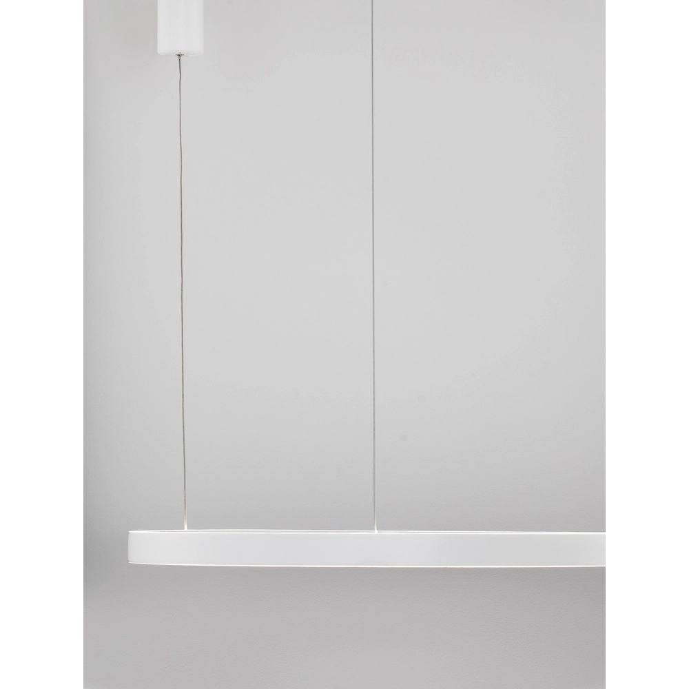 Design pendant lamp Elowen white Ø 80cm Lyora 5212017439086