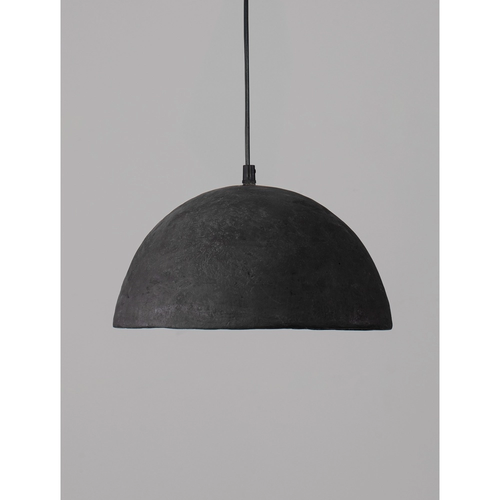Black pendant lamp Talcum Ø 32cm Lyora 5212017468260