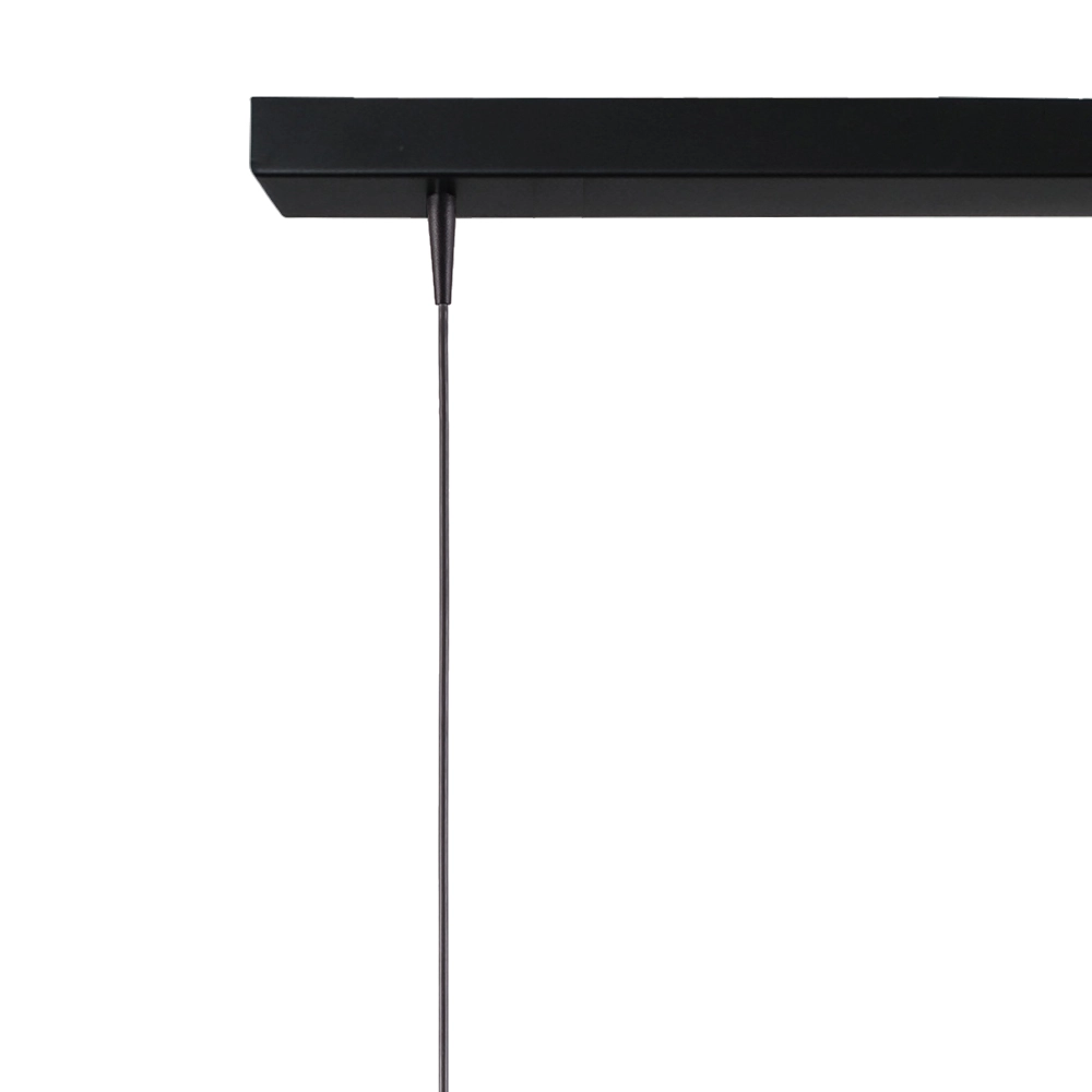 4-light pendant lamp Scala 130cm black with nickel Ø 20cm Masterlight 8718121334424
