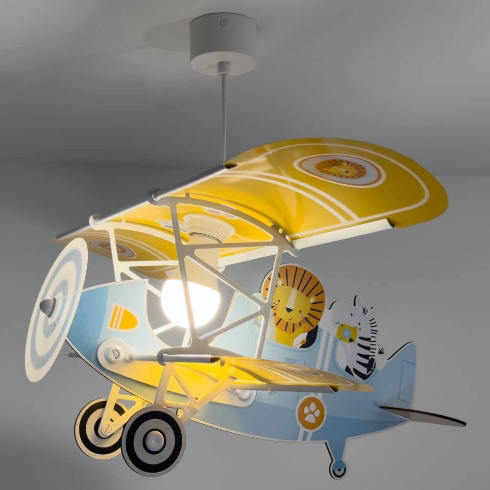 Children's pendant lamp Plane with lion Dalber 8420406546025