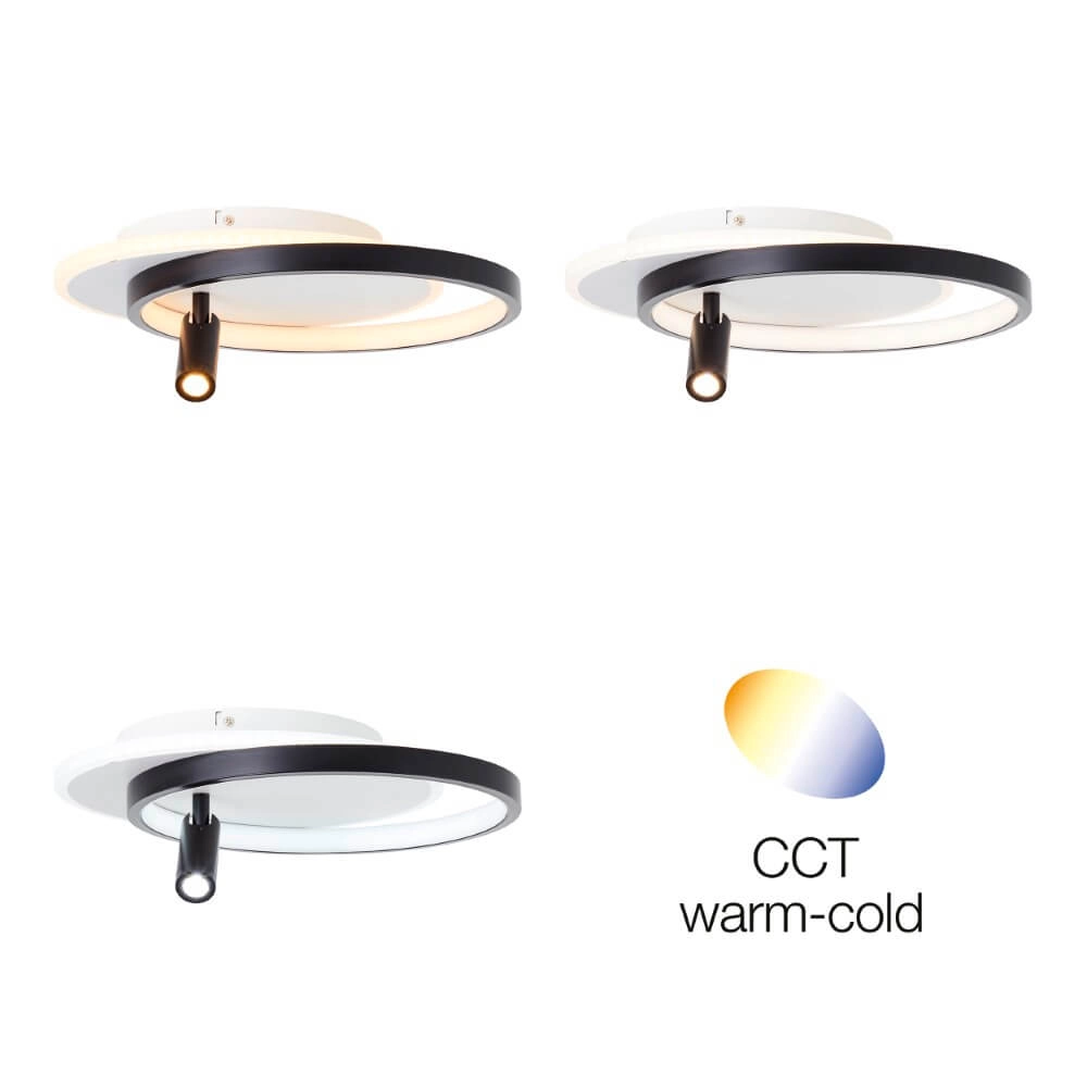 Led ceiling light Eunomia with spotlight Brilliant 4004353409677
