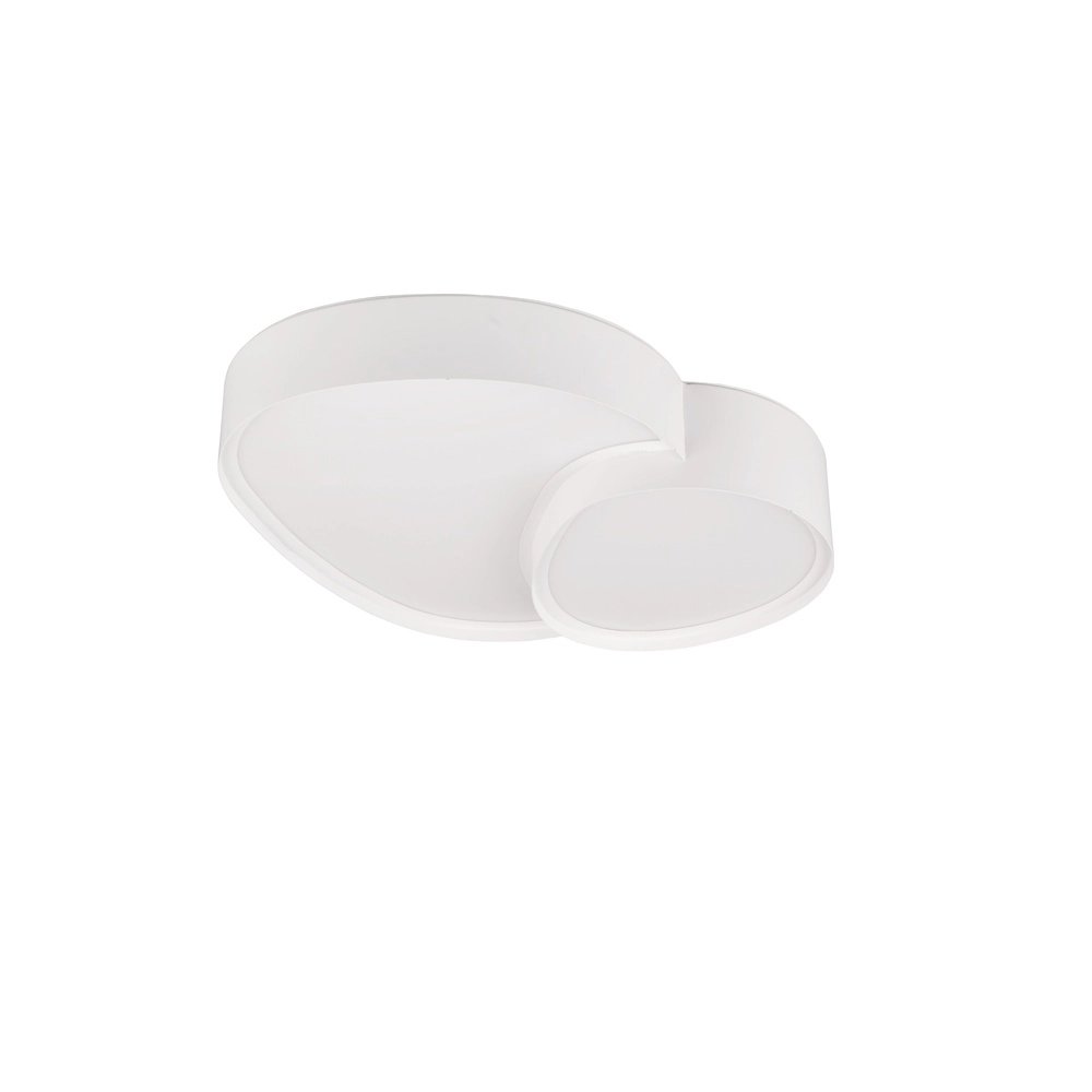 Organic ceiling light Rise 43.5cm white Trio 4017807600575