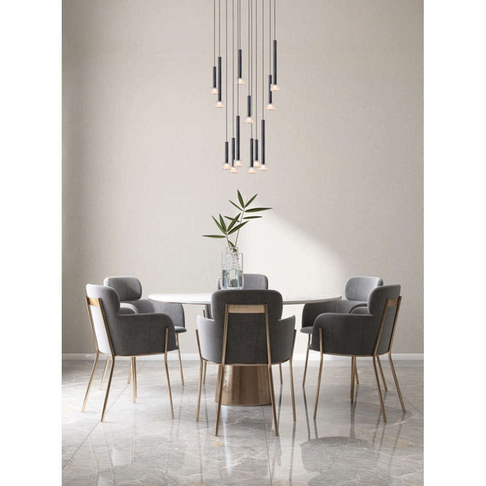 Led pendant light Fabro 12-lights - Dappled Oil Masterlight 8718121317106