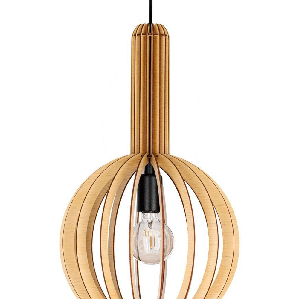 Wooden hanging lamp Velasco Ø 31cm Eglo 9008606224043