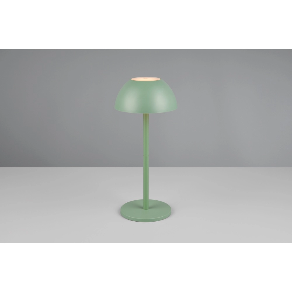 Table lamp Ricardo pistachio green Ø 13,5cm Trio 4017807601800