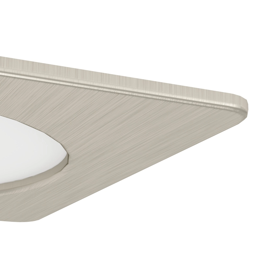 Recessed lamp Fueva 6 Square - Stainless Steel - 11.9x11.9cm Eglo 9008606330874