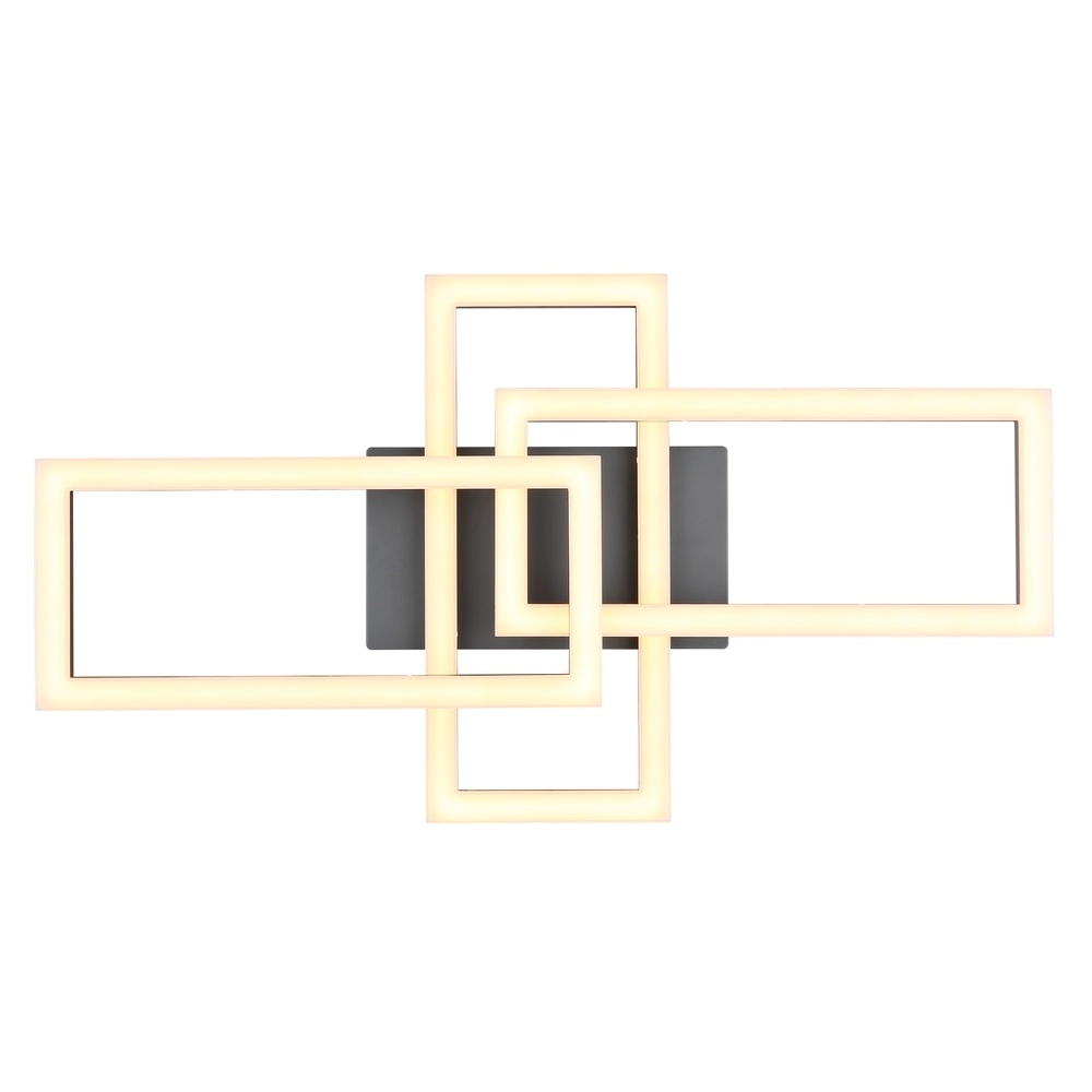 Black design ceiling lamp Sapena 61.4 x 34.1cm Globo 9007371456390