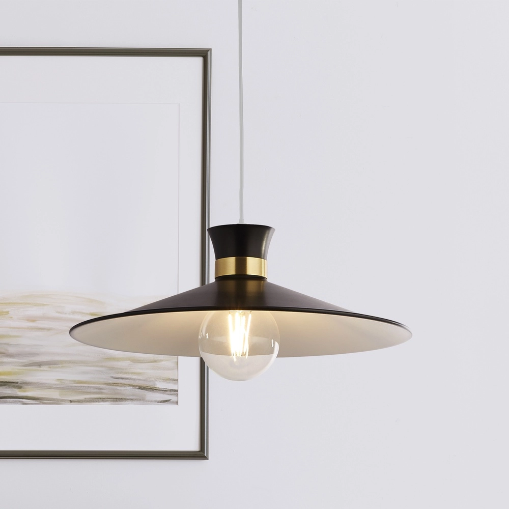 Black pendant lamp Balham design Searchlight 5053423306865