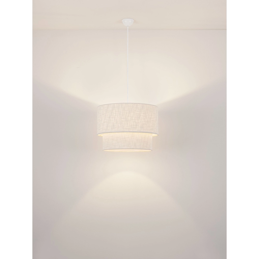Linen pendant lamp Karen Ø 50cm Lyora 5212017493965