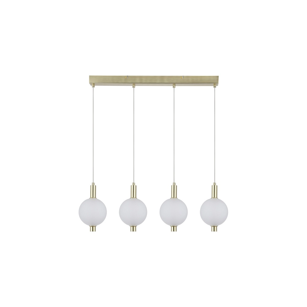 Design pendant lamp Luminique 4-light Searchlight 5053423297224