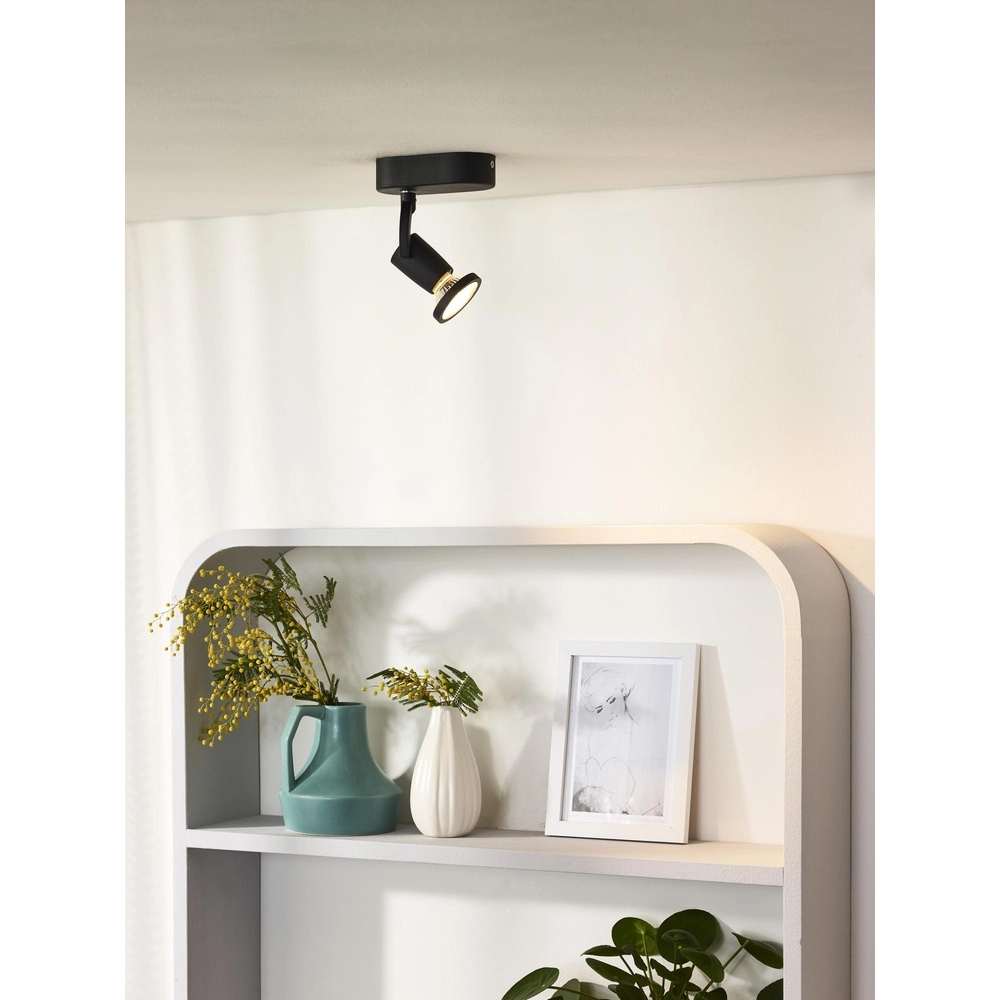 Ceiling light Jaster-Led Black Lucide 5411212114679