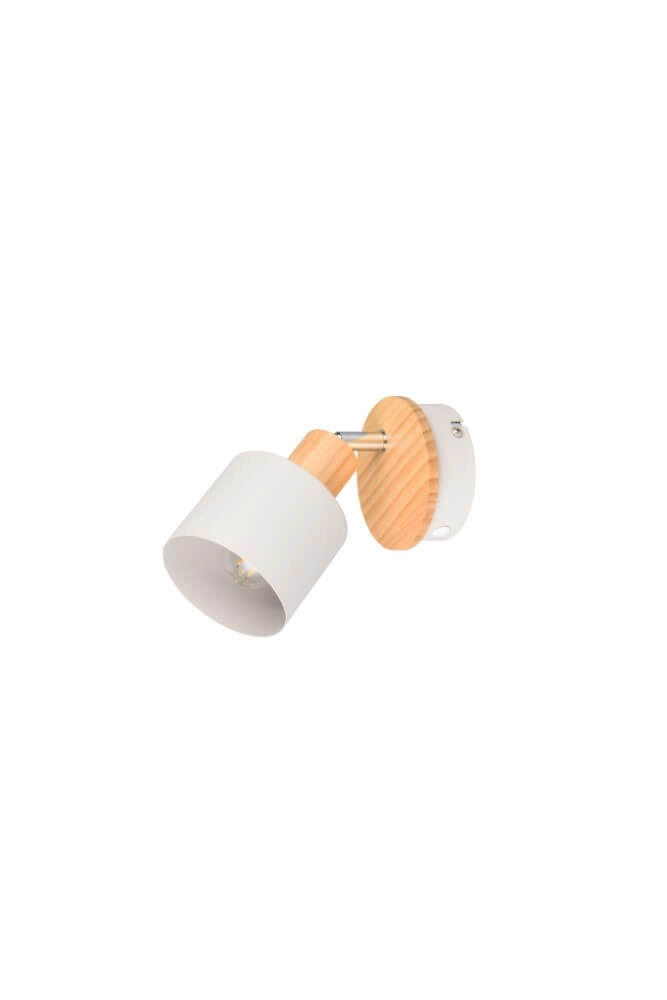 Single ceiling light Shanti with wood look Trio 4017807615715