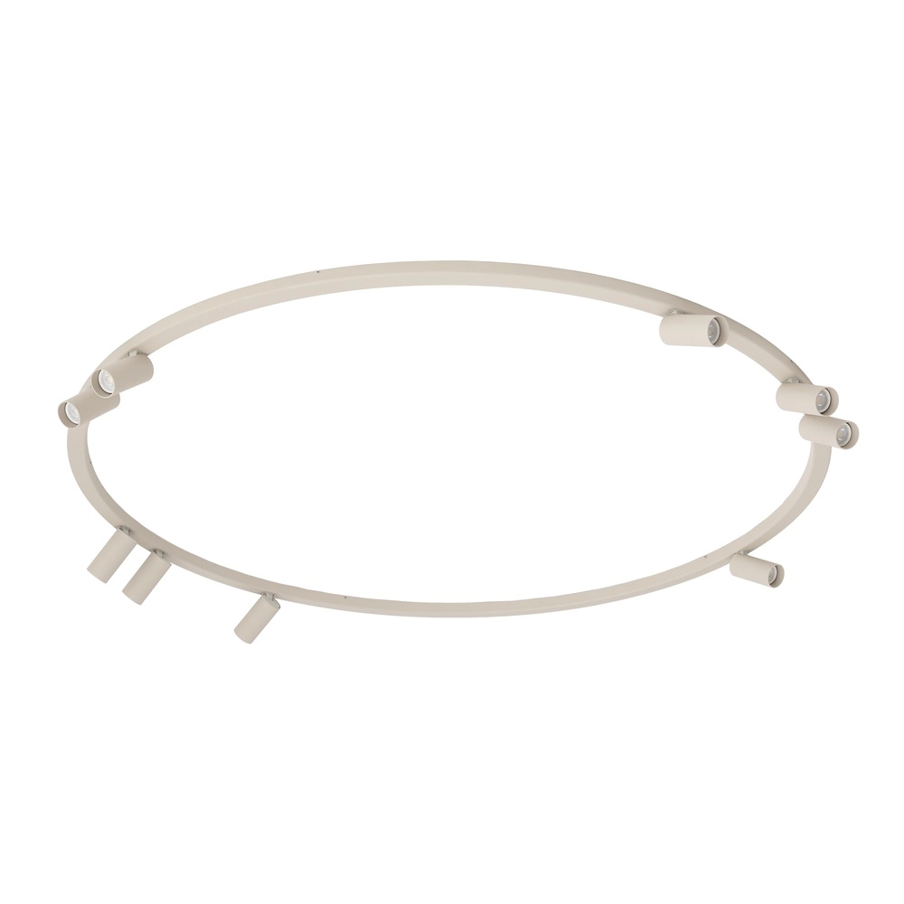 Circle surface-mounted spotlights Fourty 9x GU10 - beige Lyora 5903139119542