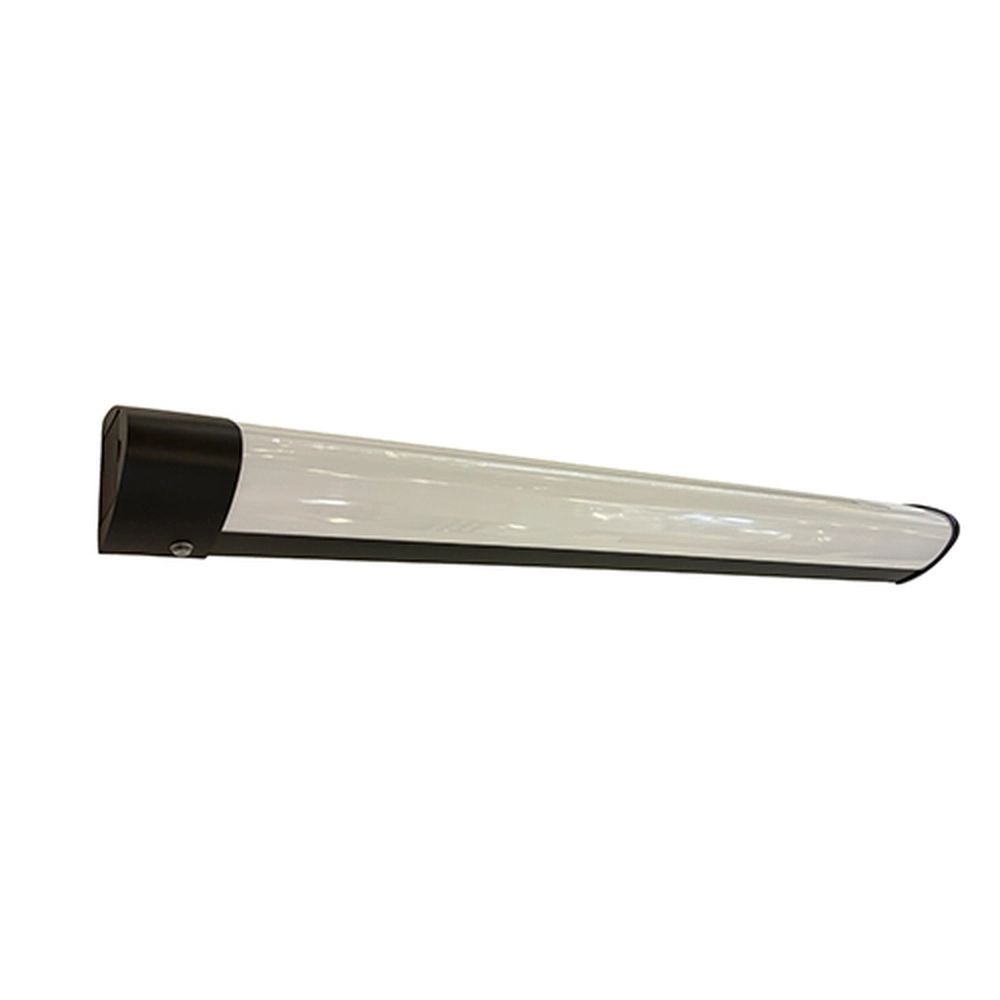 Mirror lamp Tobero black 90cm with power strip