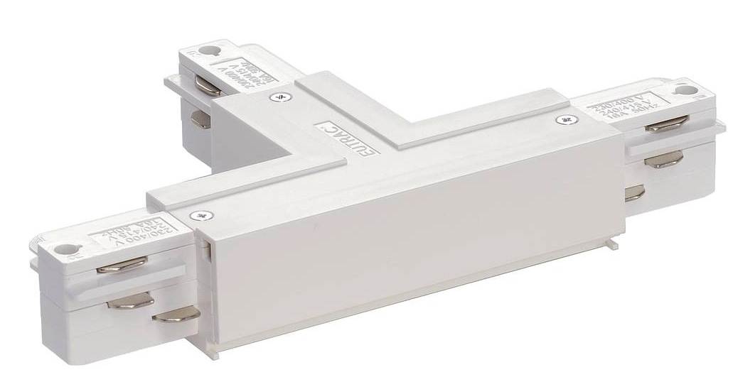 3 phase T-Connector 1 earth on the right white SLV 4024163200035