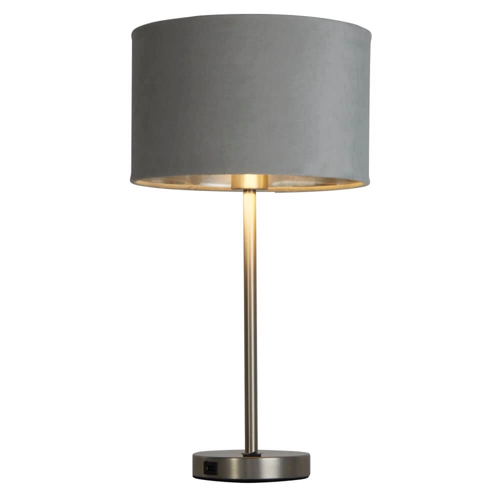 Table lamp Finn Gold with Grey Searchlight 5053423257211