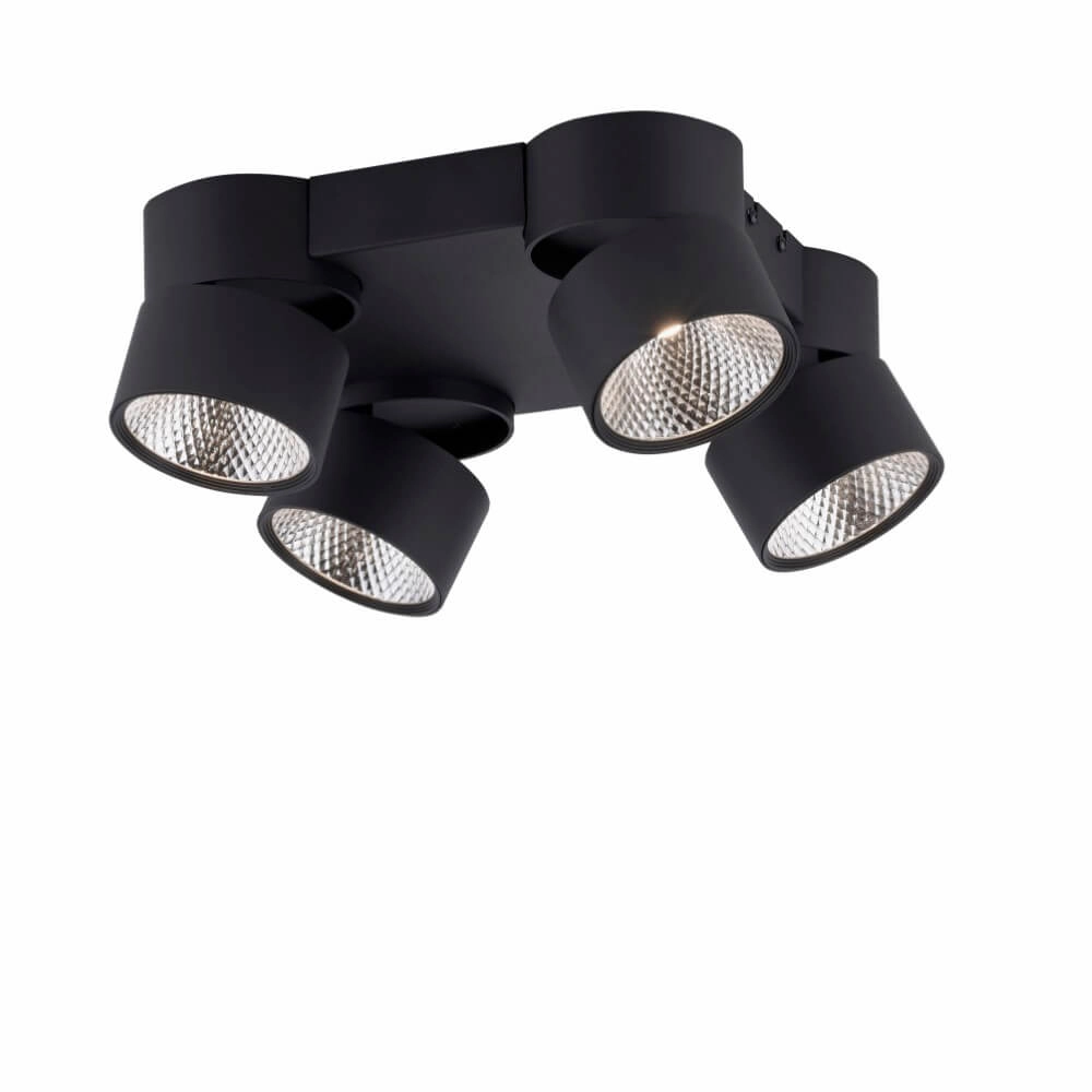 Ceiling lamp Pure Nola 4-light black