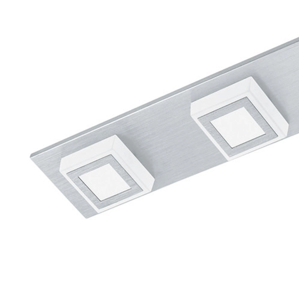 LED flush ceiling light Masiano 3-light metal gray Eglo 9002759945077