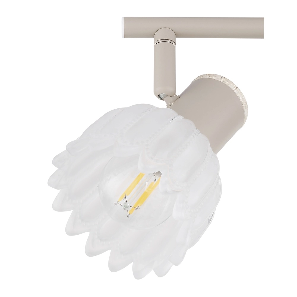 2-light ceiling spotlight Planta sand brown Globo 9007371569939