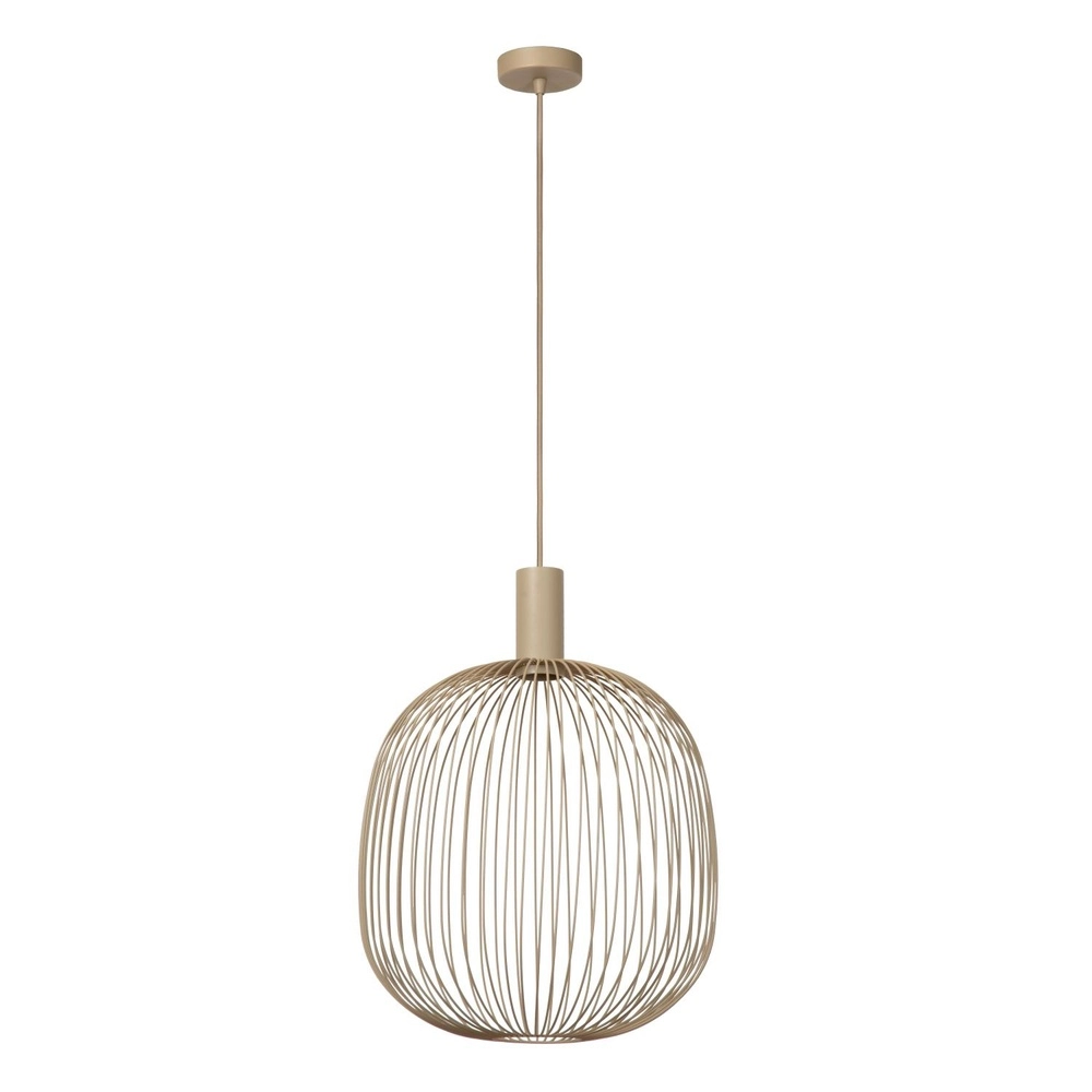 Pendant lamp Ø 40cm Esterel sand brown mini GU10