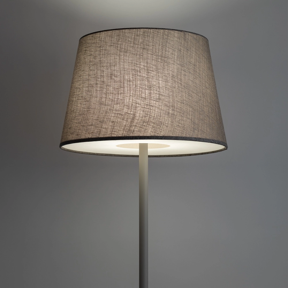 Floor lamp Tutoia sand brown Ø 46cm Lyora 5903139116831
