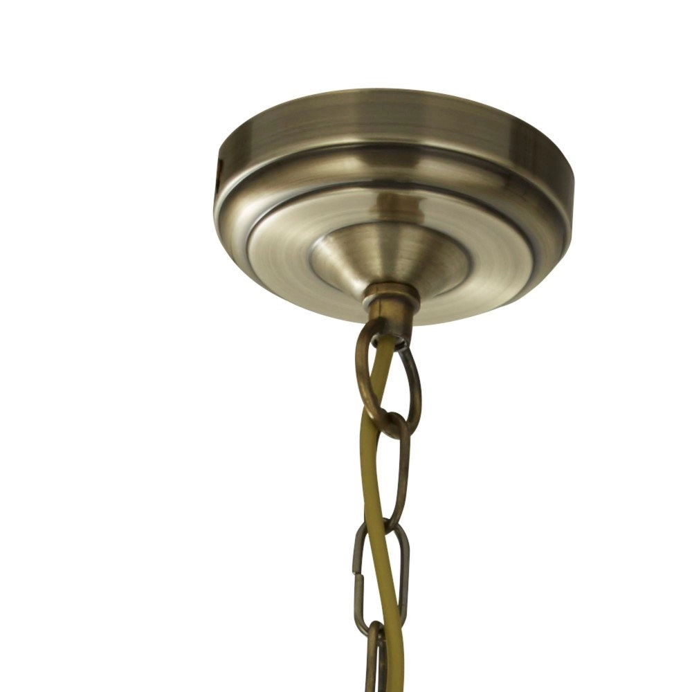 Country Pendant Lamp Voyager 20cm antique bronze Searchlight 5053423134222
