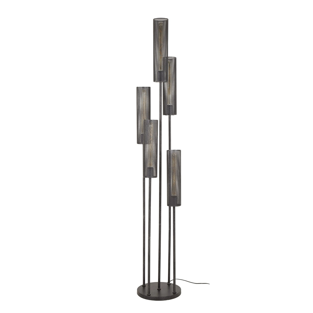 Tube floor lamp Tube 5-light - artic black Lyora 8716803511538