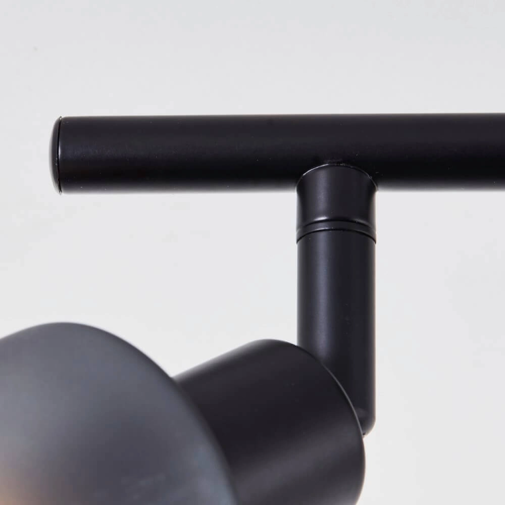 Black ceiling lamp Loralie 2-light Brilliant 4004353413230