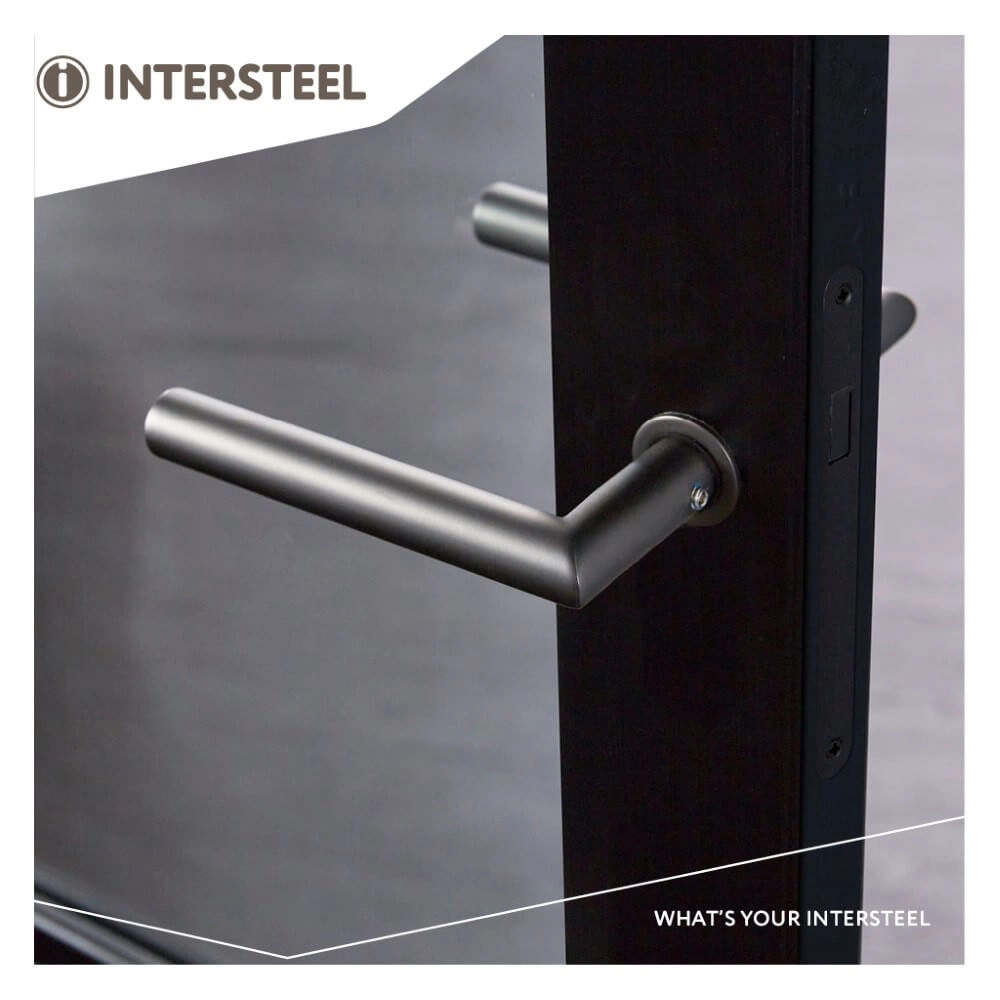 Door handle Jura small rosette anthracite Intersteel 8714186548202