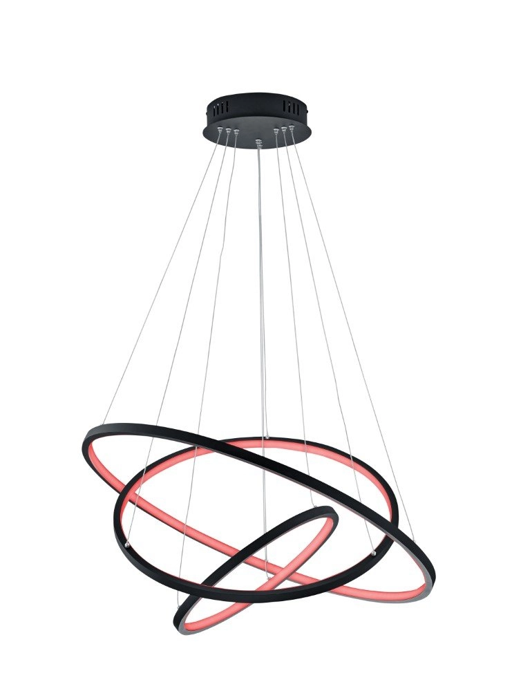 Design hanging lamp Aaron Ø 80cm Trio 4017807473308