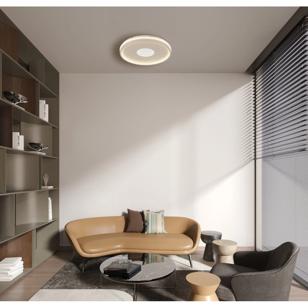 Design ceiling lamp Shirley sand brown Ø 41cm Globo 9007371575350