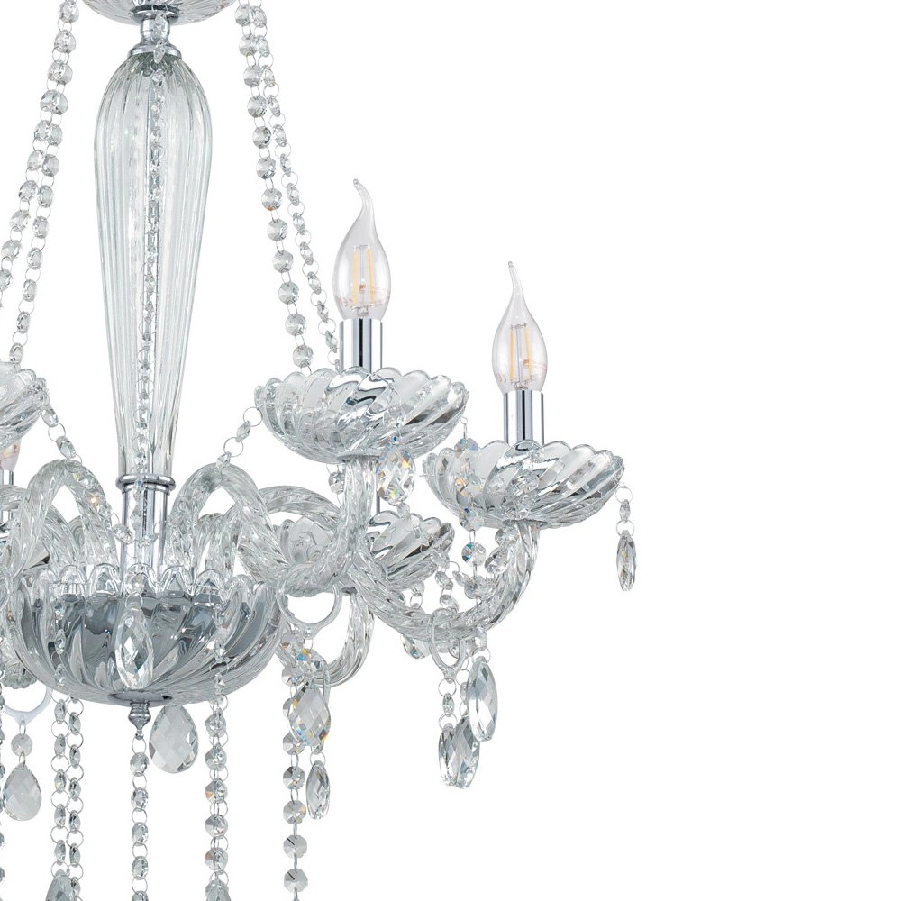 Chandelier Basilano 1 72cm 6-light gray Eglo 9002759390990