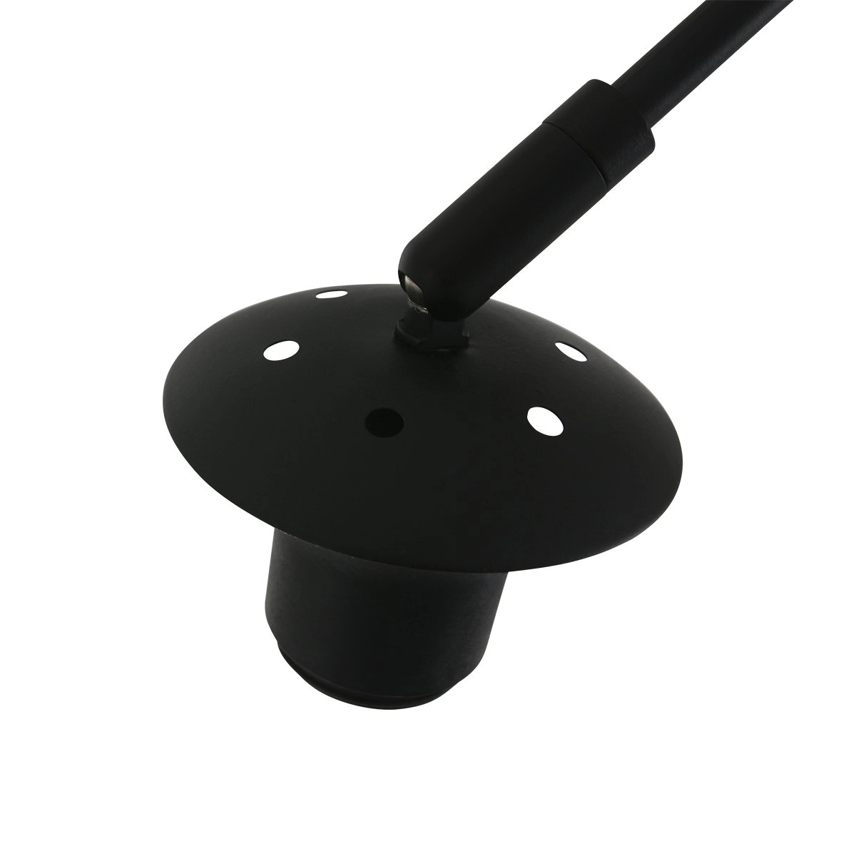 Wall Arc Lamp Sparkled black with taupe lampshade Steinhauer 8712746146073