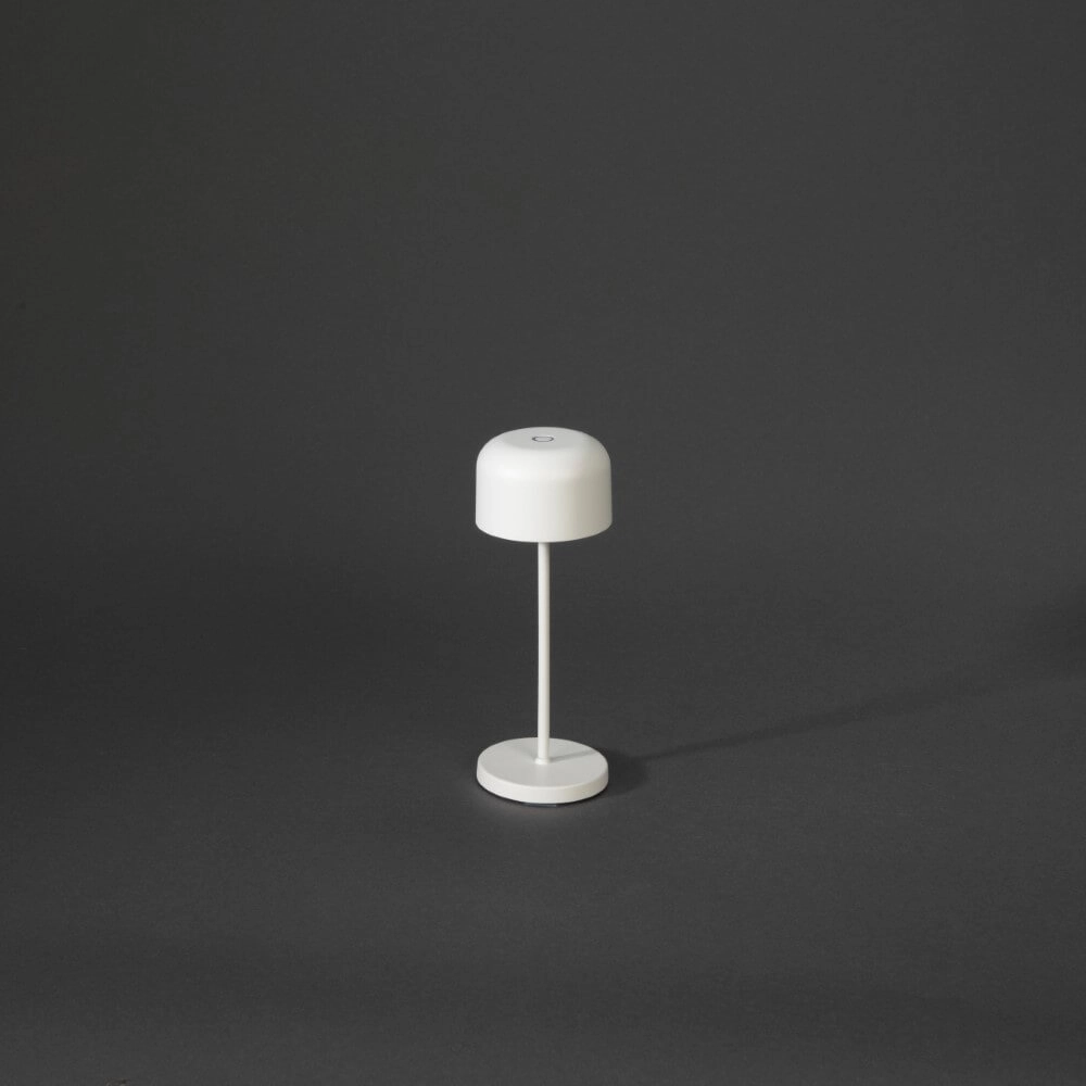Rechargeable table lamp Lille mini white KonstSmide 7318307835250